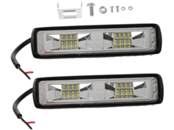 Conjunto De 2 Faróis De Trabalho Led Para Carro, Barra De Luz, Suv E Caminhão.