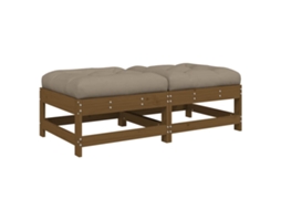 Garden Footstool, Garden Footstools Vidaxl Marrom Madeira De Pinho (n/a)