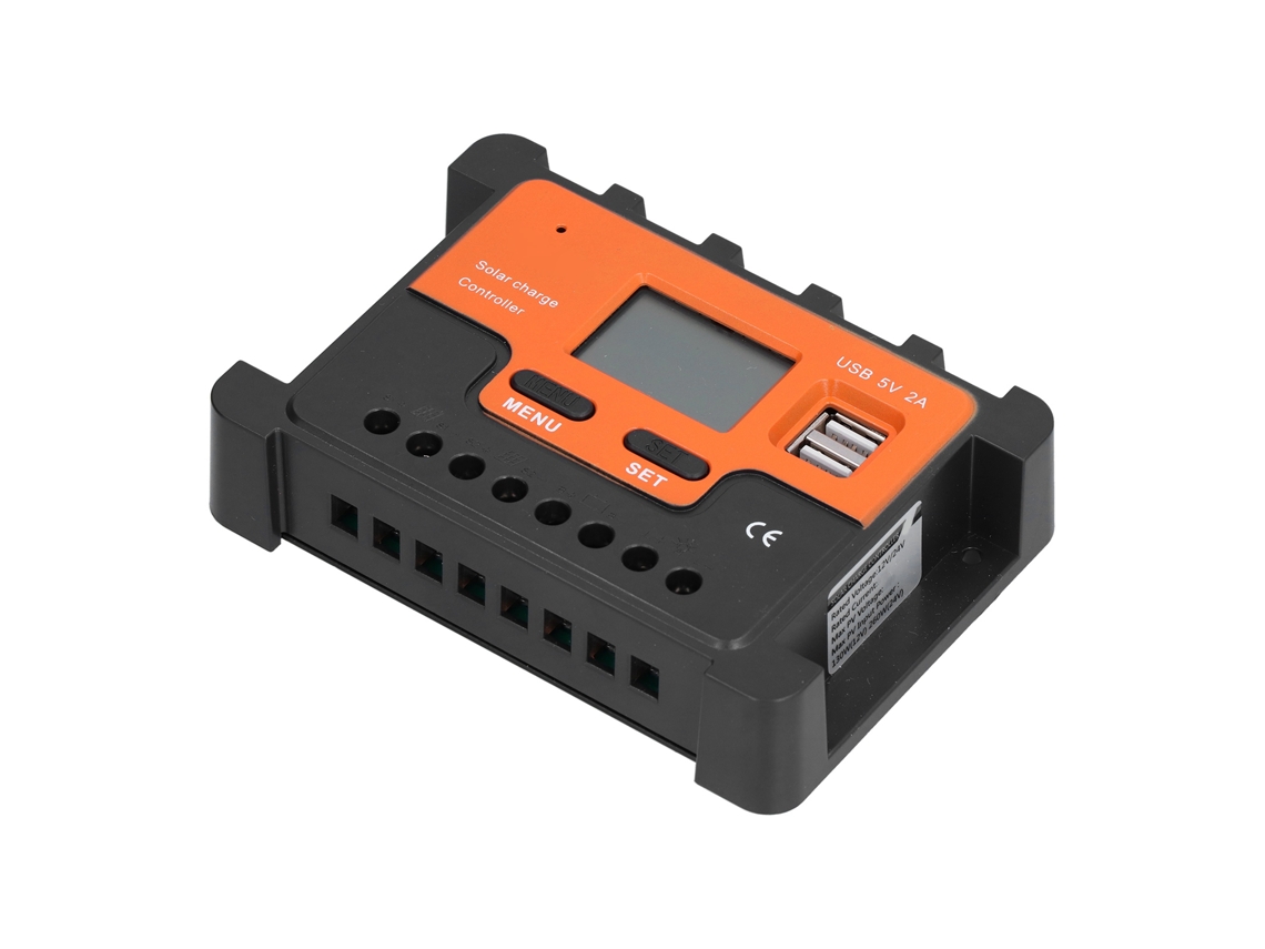 Controlador Solar DBS12 LCD 12v 24v 10a PWM 3 Etapas S/MARCA