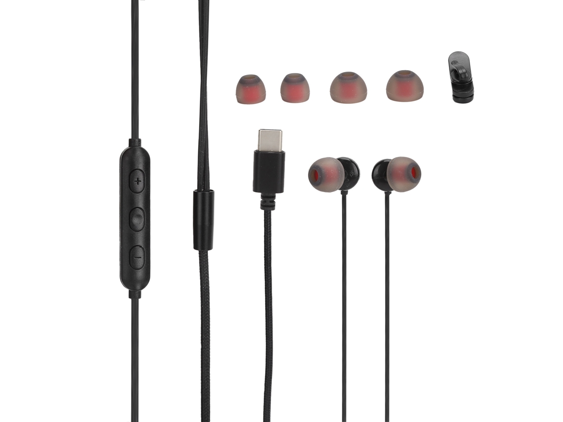 Auriculares con cable Ms21 USB-C para deportes y música con decodificación digital S/MARCA