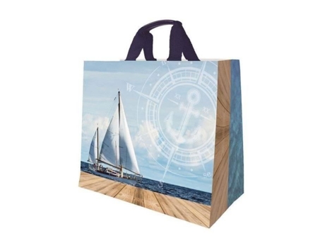 Sacola de Compras Publi Embal em Tecido de Polipropileno 33 L 43x20x38cm Esfera