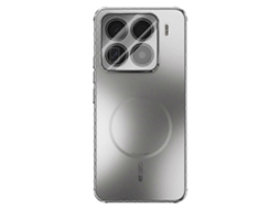Capa Traseira Magnética Abeel Para Xiaomi 15 Pro Tpu Pc Com Resfriamento Fosco E Película De Lente Cinza Titânio