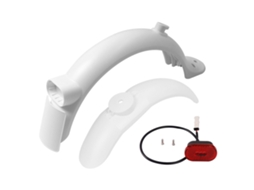 Conjunto De Aba De Lama Dianteira E Traseira Com Lanterna Para Scooter Elétrico M365 Pro2