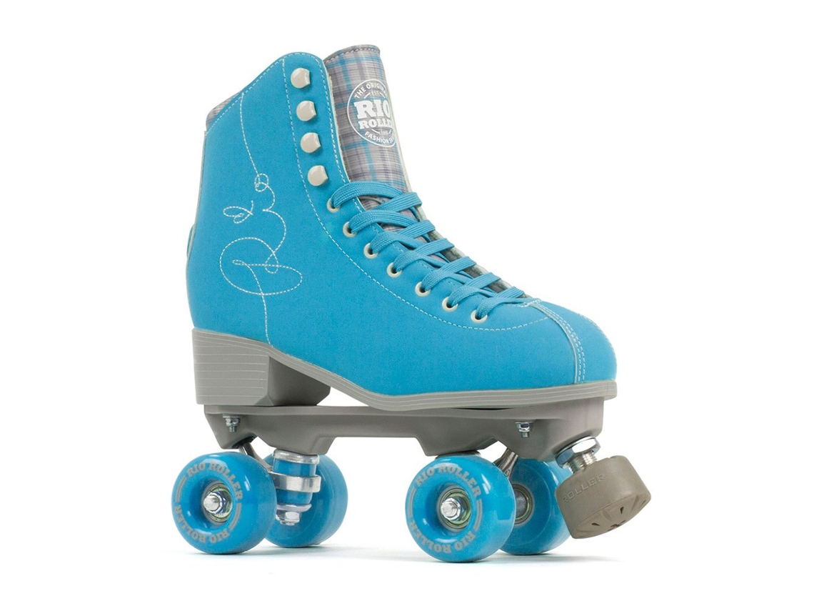 Patins 4 Rodas Signature Junior Azul Eu 35 1/2Rio Roller