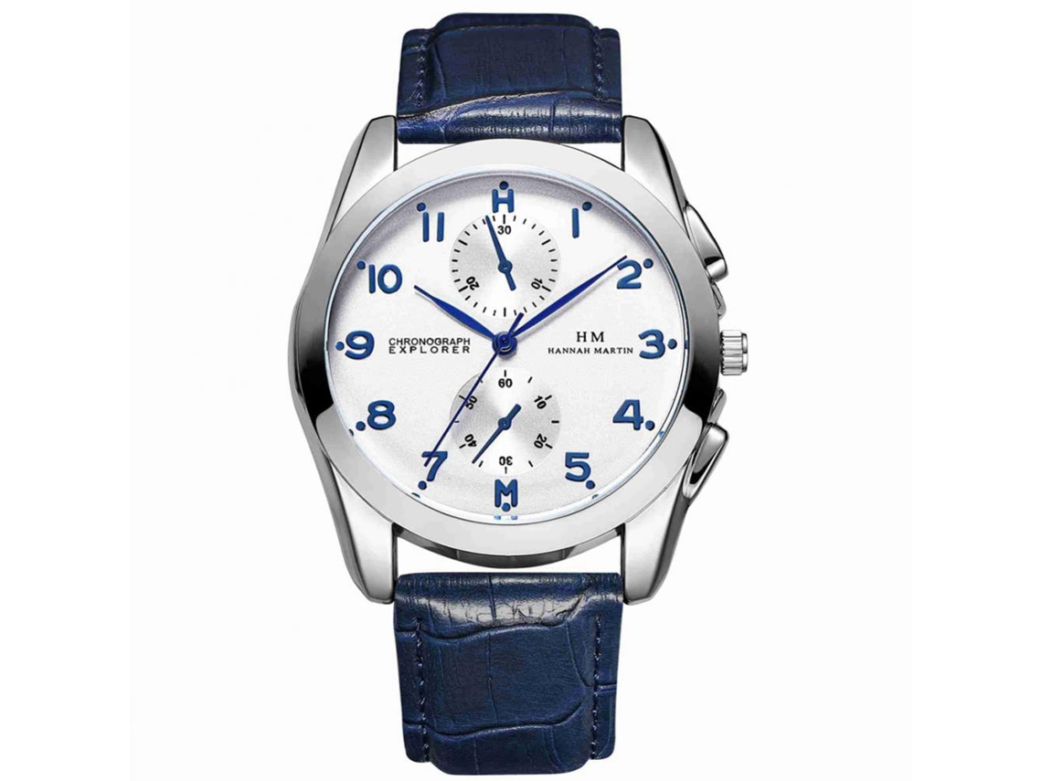 Reloj Hombre Hannah Martin Simple Impermeable Pulsera Ajustable Bn03-b Ll