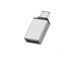Adaptador Usb-C Tipo Sincronização Hub Dados Prateado