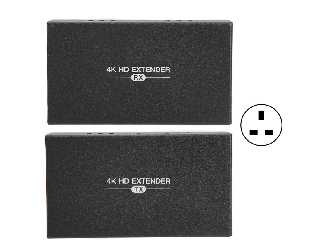 Adaptador Extensor de Interface Multimídia Hd 4k CHABERLU com Plugue do Reino Unido