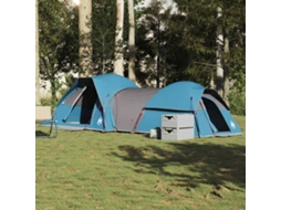 Vidaxl Tenda De Campismo Para 5 Pessoas Tecido Impermeável Azul