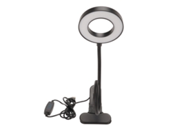 Lâmpada De Mesa Led Clip On Ajustável Brilho Usb Recarregável Para Leitura Maquiagem Tatuagem