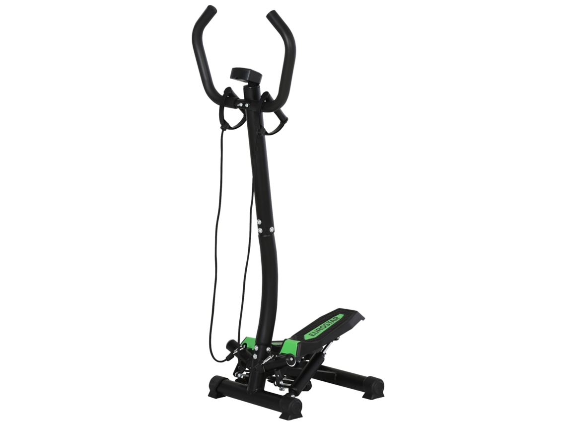 Aço, Visor Lcd, Bicicleta Ergométrica, Faixas De Treinamento, Stepper Sidestepper Com Alça