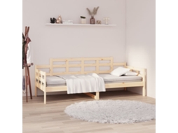 Sofá cama 80x200 cm madera maciza de pino