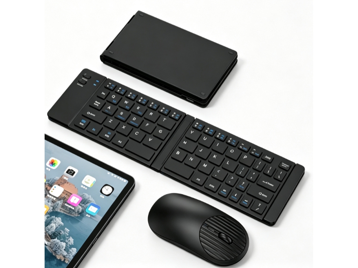 Conjunto De Teclado E Souris Bluetooth Flexível, Carregamento Usb, Universo Para Três Sistemas: Telefones Portáteis E Tablets.