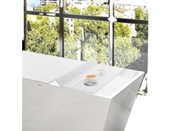 Capa De Banheira Retrátil, Design Moderno, Forma Retangular, Resistente A Temperatura, Branco Oem