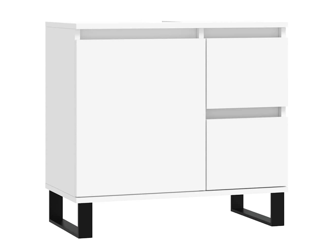 Armário de Casa de Banho Derivados de Madeira Branco MAISON EXCLUSIVE (65x33x60 cm)