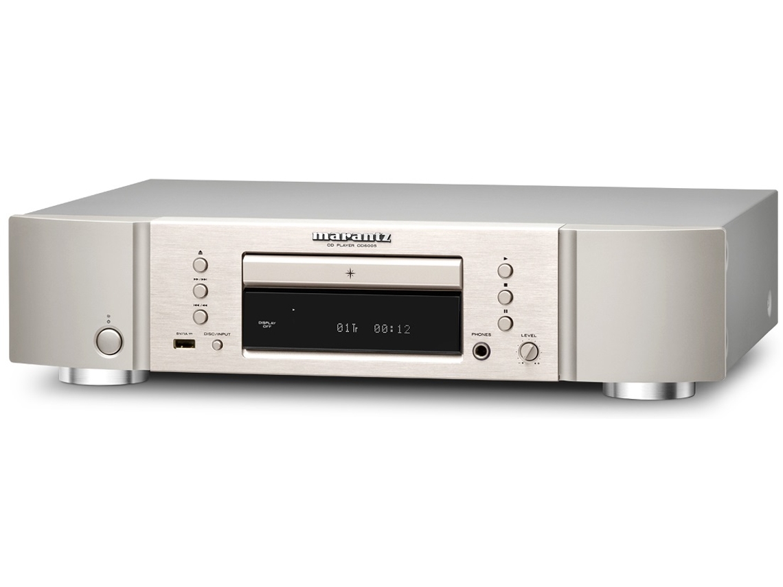 Leitor CDs MARANTZ CD6005 Prateado