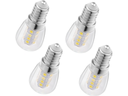 Conjunto de 4 Lâmpadas Led para Geladeira, Iluminação de Reposição para Eletrodomésticos. SFUSHOS