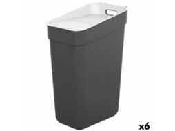Caixote Do Lixo Curver Cinzento Plástico 30 L (6 Uds)