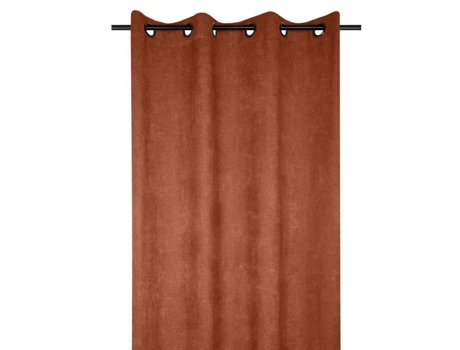 Cortina Lisa e Felpuda Tabac 140X260 Cm LOVELY CASA