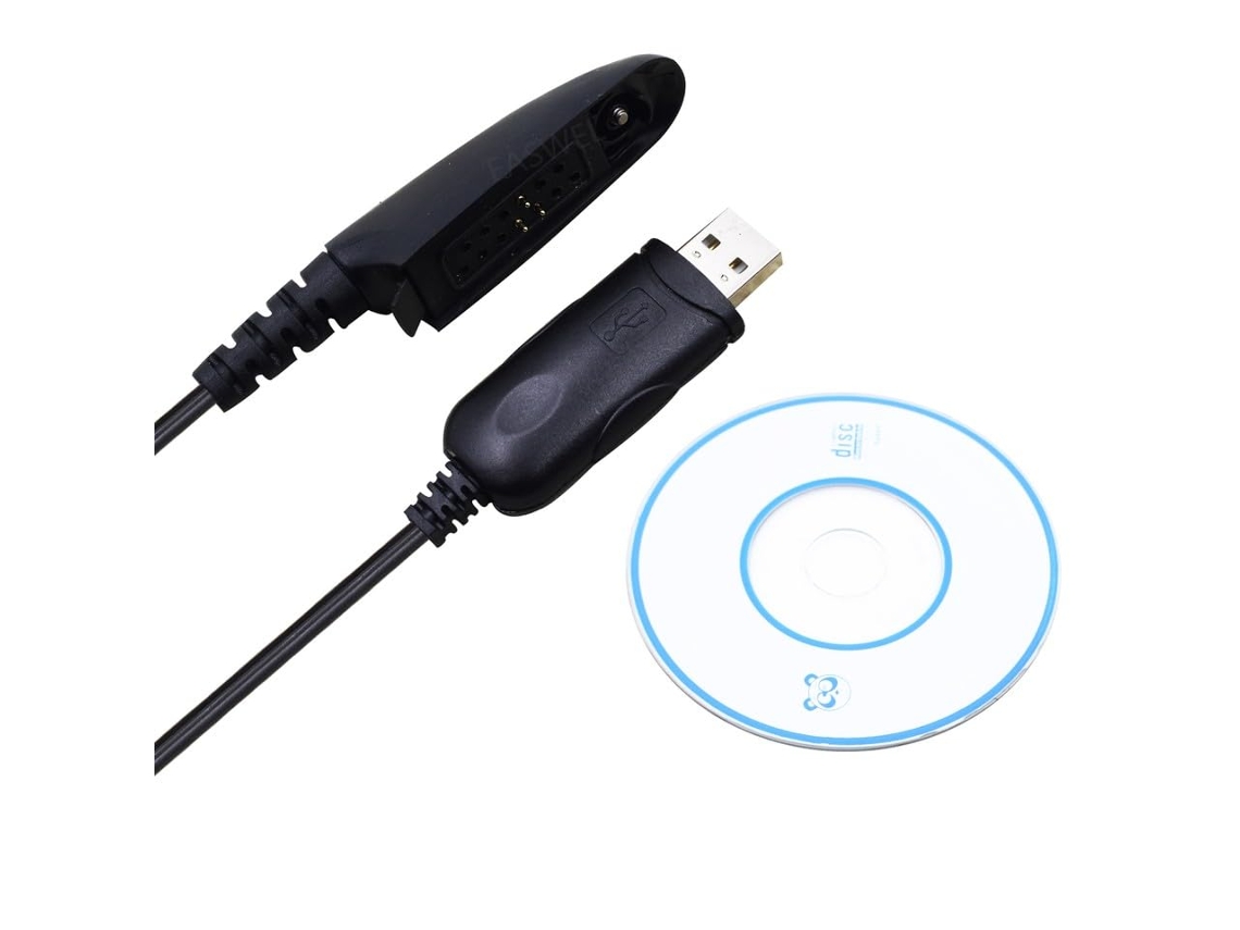 Cabo De Programação Usb Para Rádios Motorola Pro7750, Pro9150, Gp140, Gp238, Gp240 E Gp280