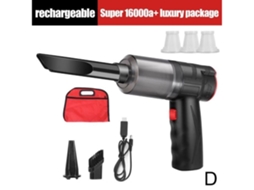 Color D Mini Aspirador De Pó Sem Fio Para Carro 16000pa 150w 2 Em 1 Aspirador Portátil Para Casa E Carro Duplo*