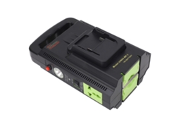 Inversor de energia de 2 canais de 150 W para baterias de 18 V BL1820/30/40/50/60, saída de 200-240 V, plugue EUA