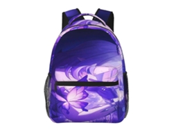 Mochila Estudantil J60 Genshin Impact, Durável E Leve, Com Alça De Ombro Impermeável E Respirável. Olysi Shop