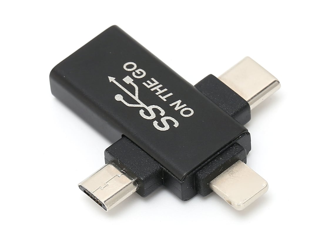 Adaptador Otg Type C (conversor Micro Usb, Conecta Mouse E Teclado)