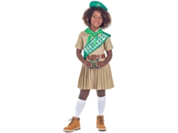 Fato de Menina DISFRAZZES Escuteiro Verde E Castanho (Tam: 10 a 12 anos)