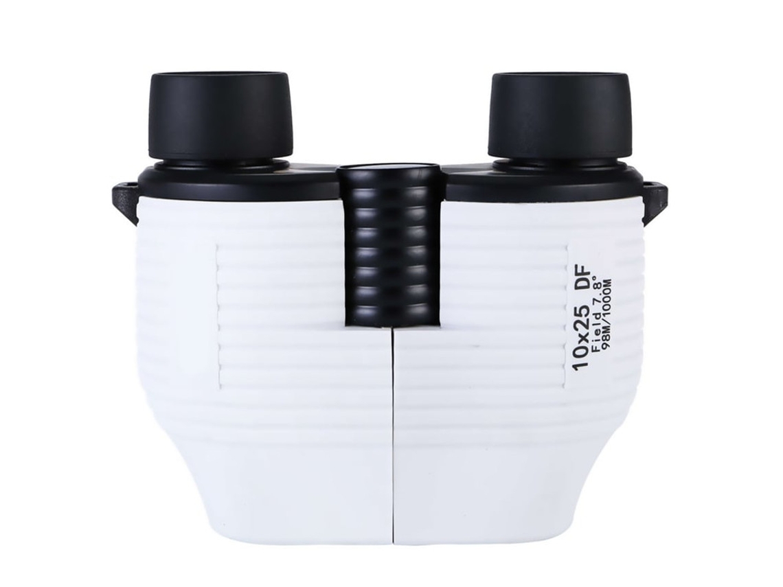 Telescópio Portátil 10x25 Binóculos Hd Telescópio De Alta Potência Tamanho Compacto Binocular Baixa Luz Para Concerto Bestvite (branco)