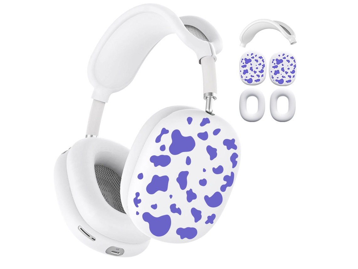 Capa de Silicone para Airpods Max Estampado de Vaca Tpu Macio Resistente a Arranhões CZHHMART
