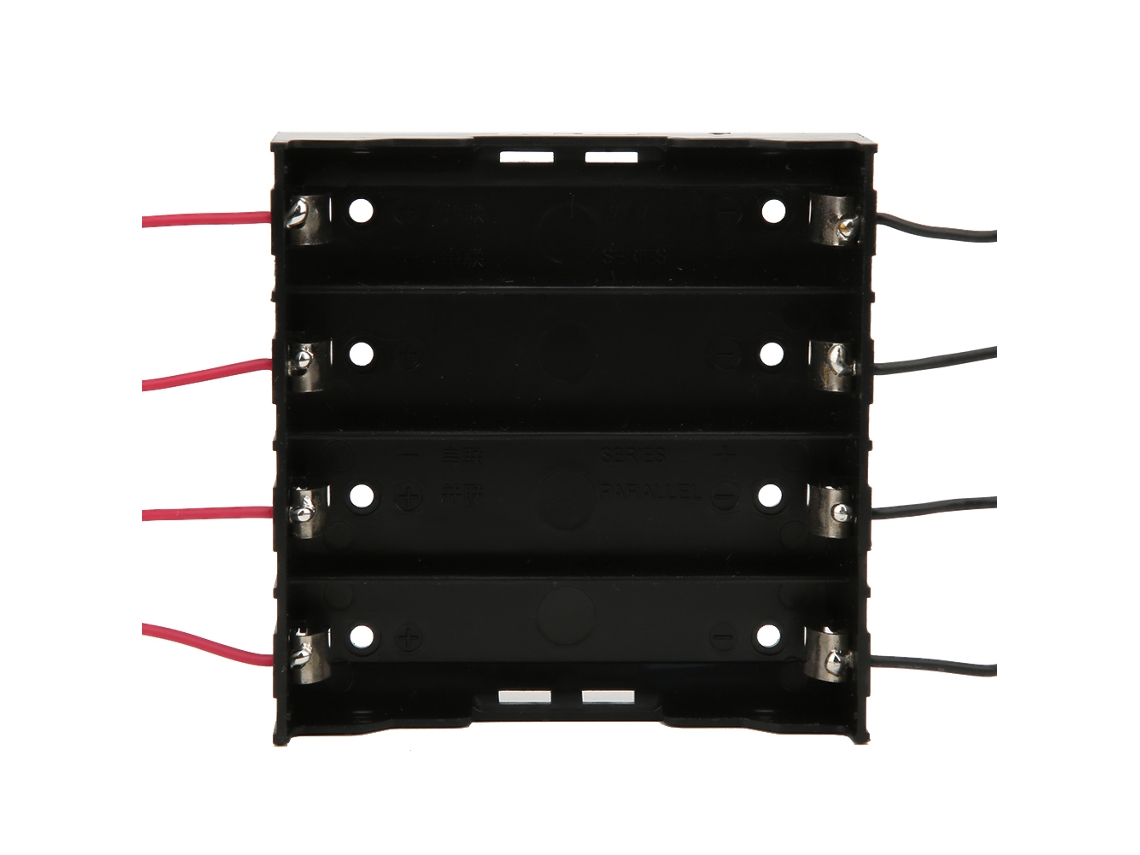 Laxiscreed Estojo Para Baterias 18650 Recarregáveis Com Conexões Para Projetos Electromecânicos