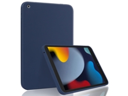 Capa De Silicone Simples Para Ipad 10.2 / (2020) (2019) Azul Escuro Tuotuo (2021)