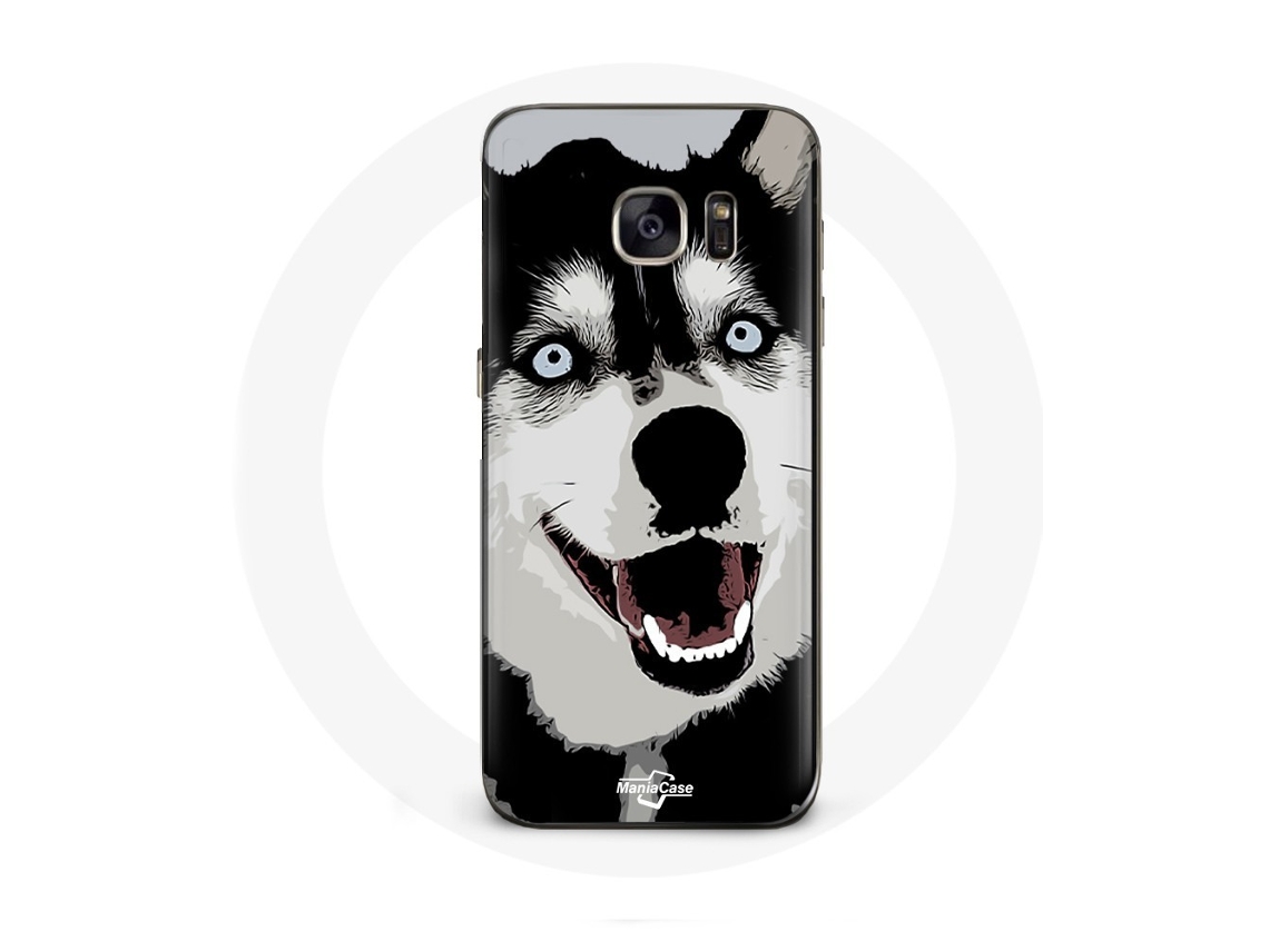 Capa para Samsung Galaxy S6 Husky Siberiano Olhos Azuis