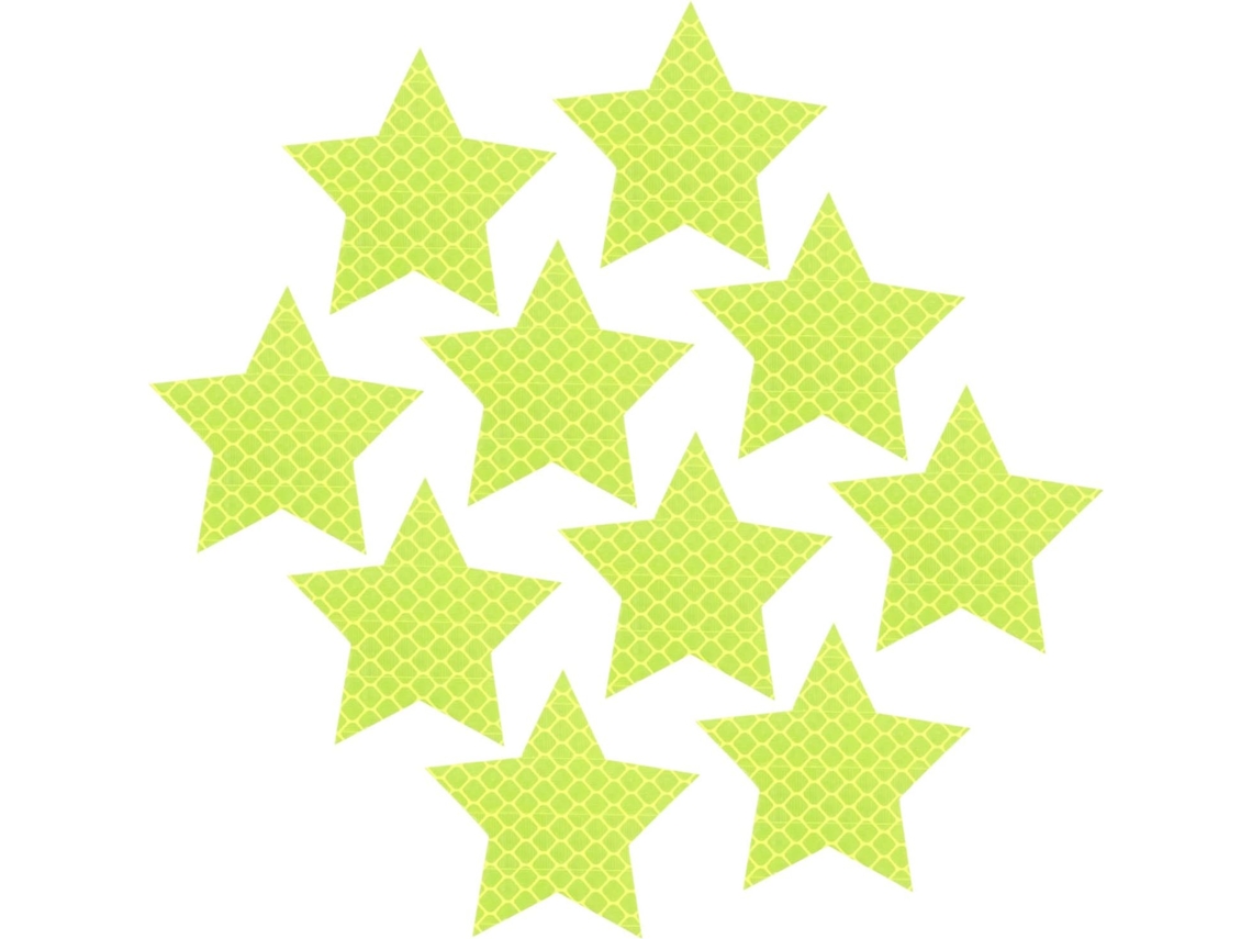 Adesivos De Estrelas Refletivas Verdes