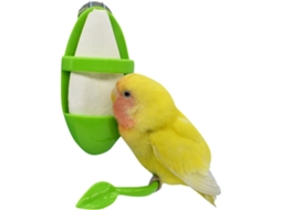 Alimentador para Papagaios com Suporte, Prateleira para Frutas e Legumes, Recipiente de Plástico para Pendurar Alimentos AQUAFORGE