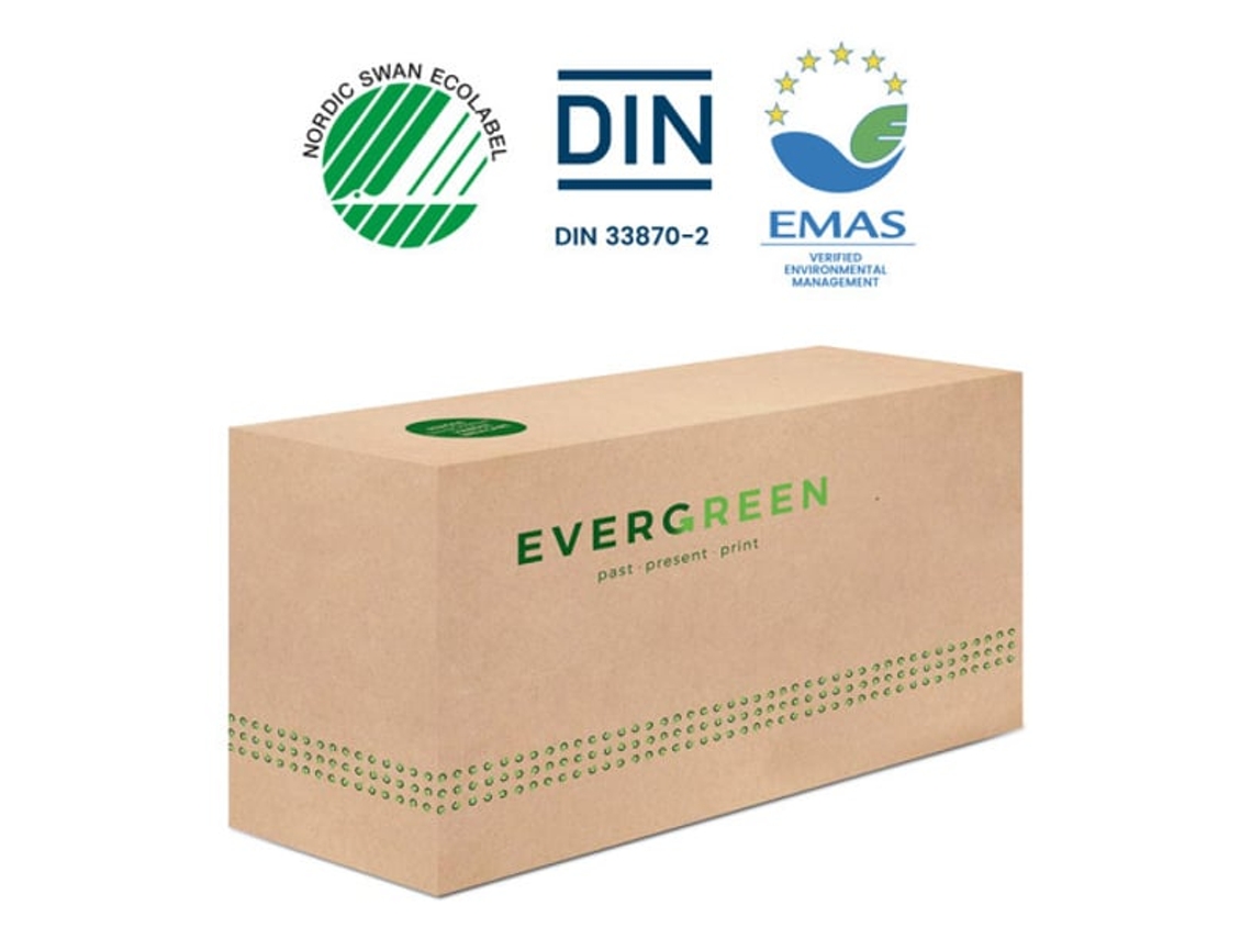 Toner Evergreen P/hp 307a Amarelo Ce742a 7300 Pág. - Evergreen Eg1342