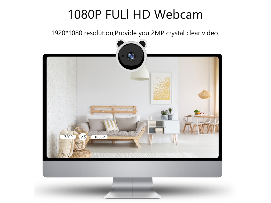 Câmera Usb Webcam De Alta Qualidade Para Computador