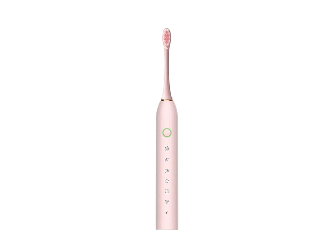 Escova De Dentes Elétrica Com 6 Cabeças De Escova, Temporizador Inteligente De 6 Velocidades E Classificação Ipx7.