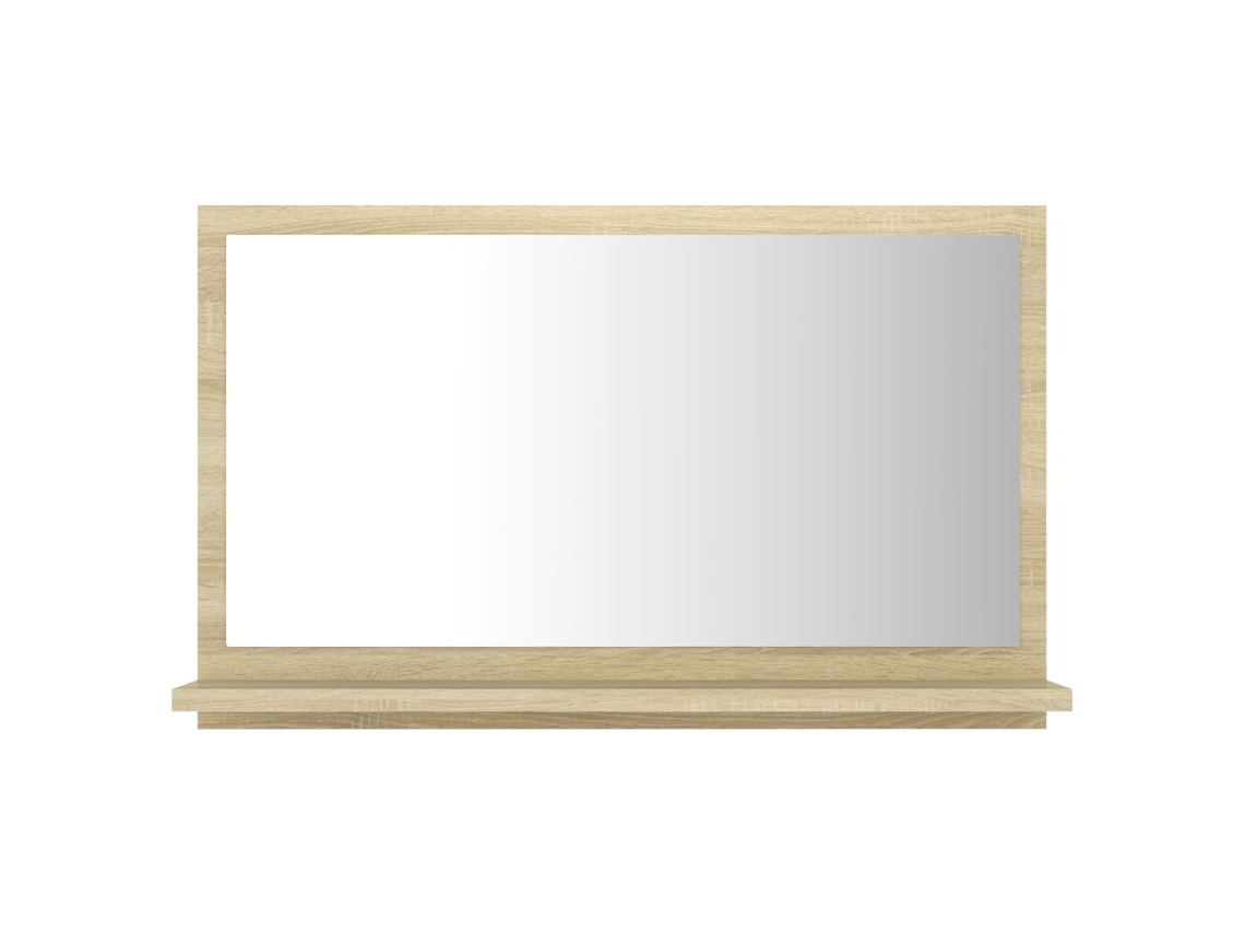 Mirror, Mirrors Vidaxl Marrom Madeira Processada (60 X 10.5 X 37 Cm)