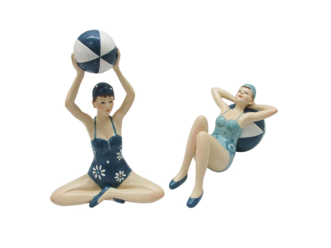 Figura de menina sentado 2 unidades BY SIGRIS