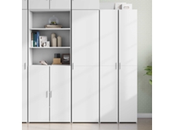 Vidaxl Armário Alto 45x42,5x185 Cm Derivados De Madeira Branco