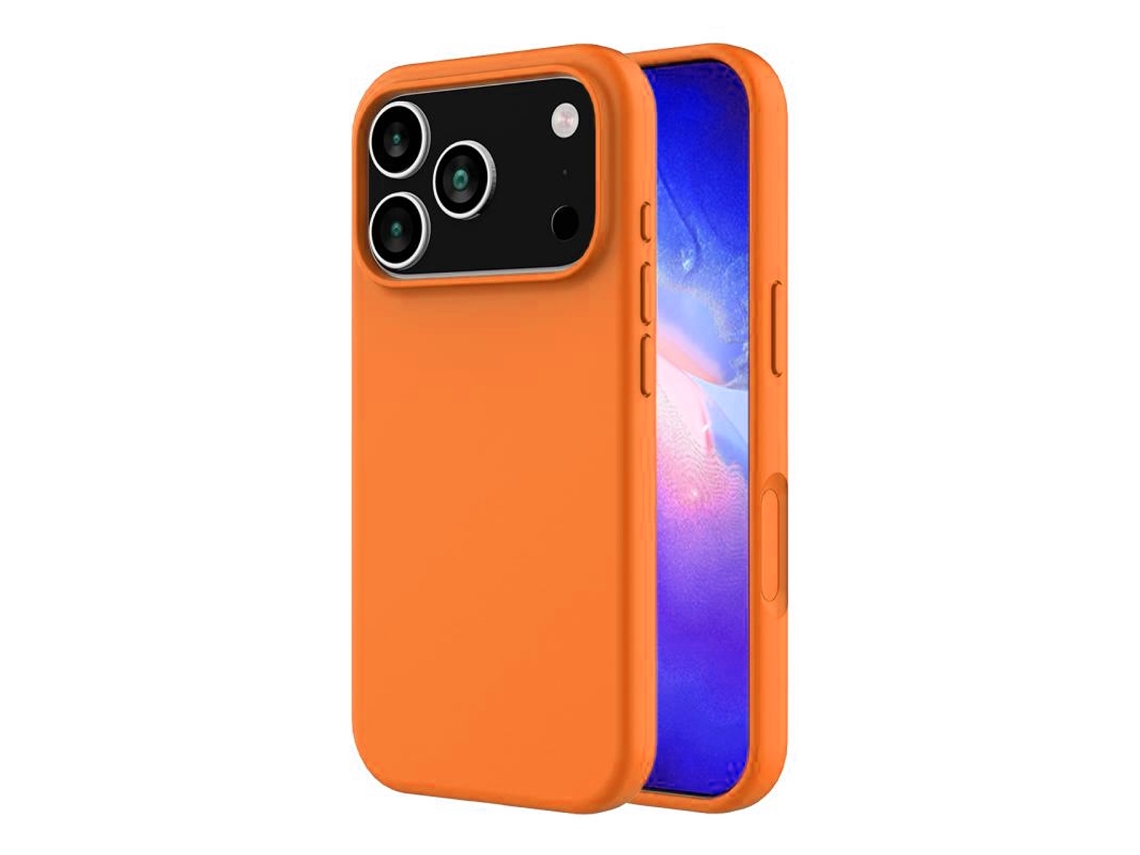 Capa De Silicone Rvelon Magsafe Para Iphone 17 Pro Max - Laranja