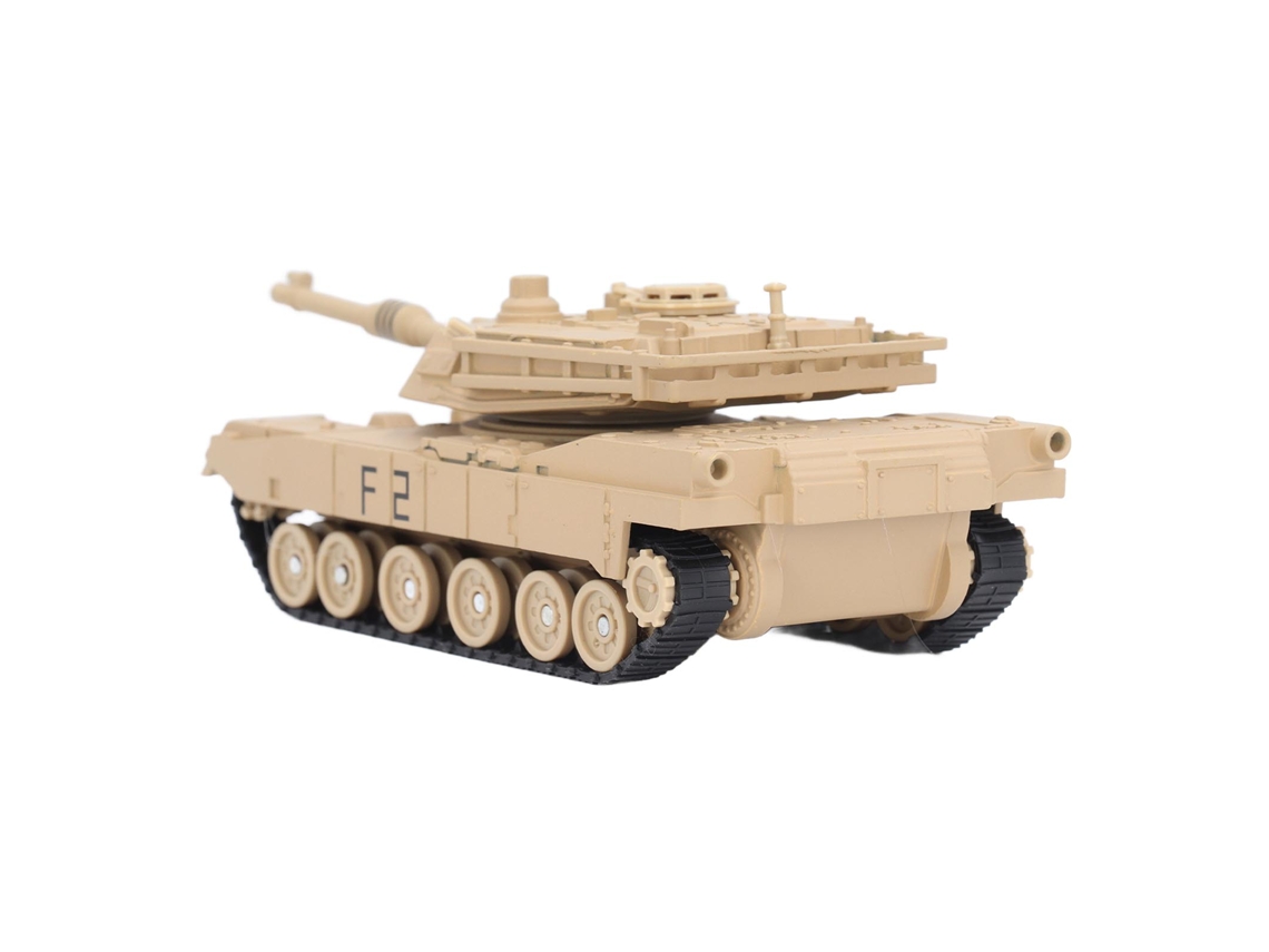 Primerox brinquedo Tanque Modelo com Efeito Som Luz Decoração Liga Rotação 360 Graus J48 2