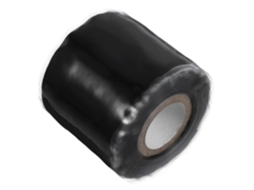 Fita Isolante De Silicone Profissional, 1 Rolo, Preta