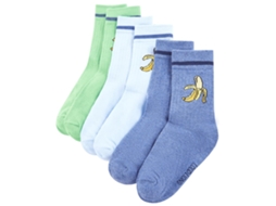 Meias Para Criança 5 Pares Ue 26-29