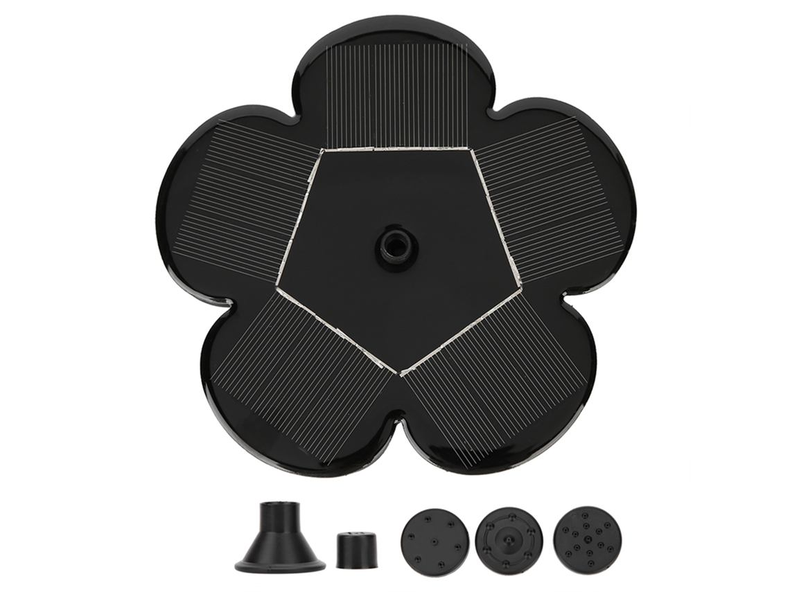 Fonte Solar Flutuante 7v 1.5w para Jardim Decoração com Jato de Água até 55cm | S/MARCA