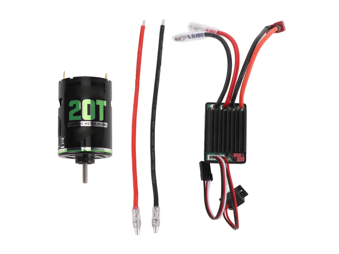 Conjunto Motor Brushless 540 Esc 320a Resistente À Água 5v 2a Bec Para Carro Rc Crawler 1/10 Alta Torque 20t