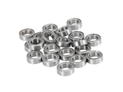 20 Peças De Rolamentos Mr106 Zz 6 X 10 X 3 Mm, Rolamentos De Esferas Com Blindagem Metálica, Pré Lubrificados Com Graxa Aquaforge