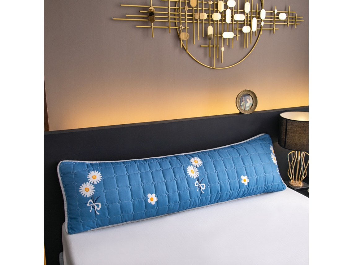 Fronhas de Algodão Laváveis de 1 Peça para Quarto e Margarida EVELTEK 48x180cm