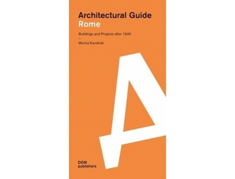 Livro rome: architectural guide de kavalirek, marina (inglês)